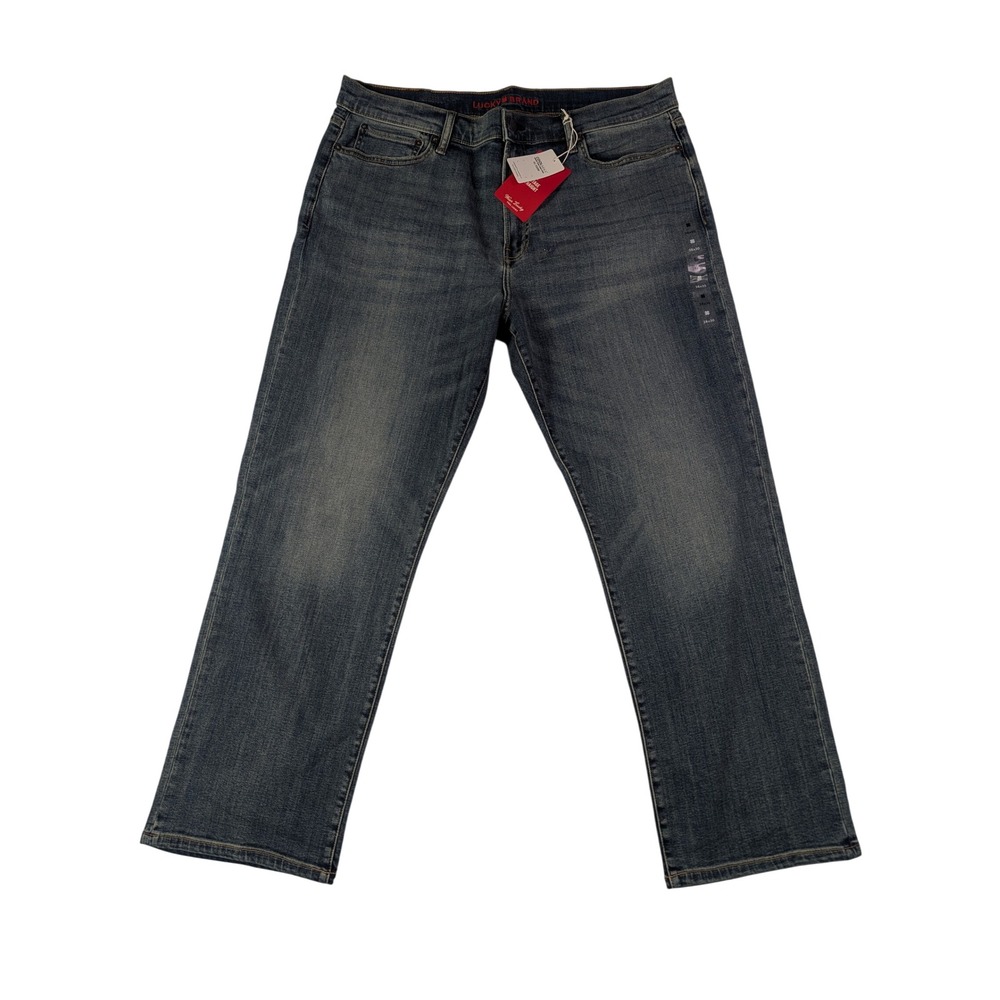 Lucky Brand 363 Vintage Straight Mens Jeans 38x30 Blue CoolMax NWT